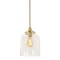 Afx William 8" Pendant - Satin Brass WMMP08MBSB - alternate 1